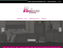 Tablet Screenshot of pinkysfurniture.com